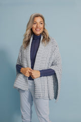 Evelina Cabled Wrap image 3 thumbnail