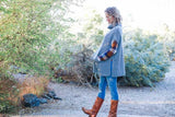 Crochet Kit - Greyscale Poncho image 3 thumbnail