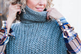 Crochet Kit - Greyscale Poncho image 4 thumbnail