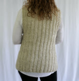 Crochet Kit - Simple Waterfall Vest image 3 thumbnail