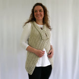 Crochet Kit - Simple Waterfall Vest image 4 thumbnail