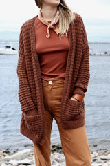 Knit Kit - Campsite Waffle Cardigan image 1 thumbnail